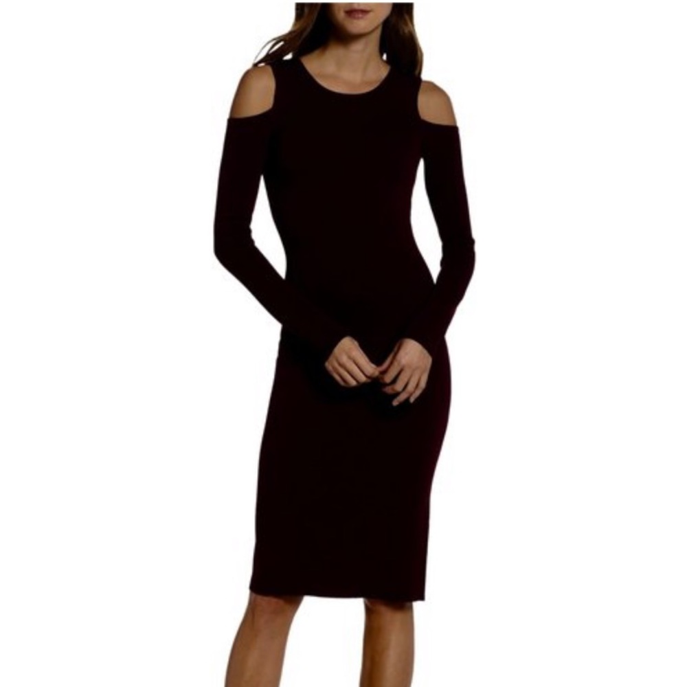 Eliza J | Black Cold Shoulder Dress